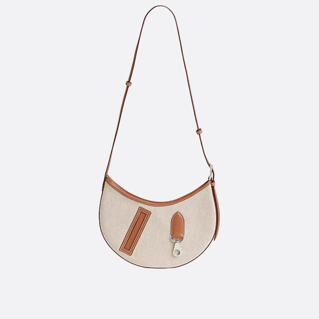 Small Saddle Bag Made Of Fabric And Leather From HMÈ