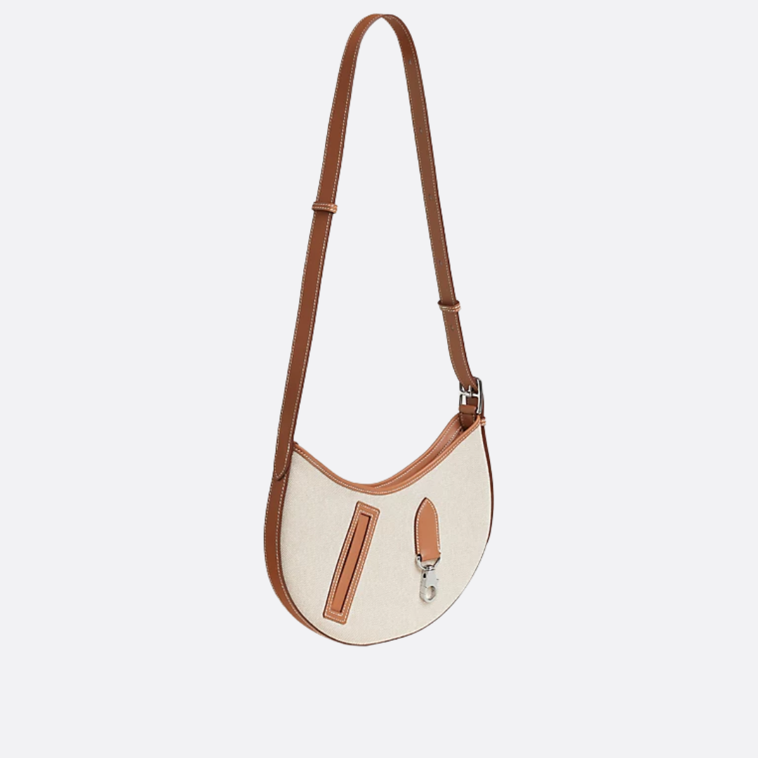 Small Saddle Bag Made Of Fabric And Leather From HMÈ