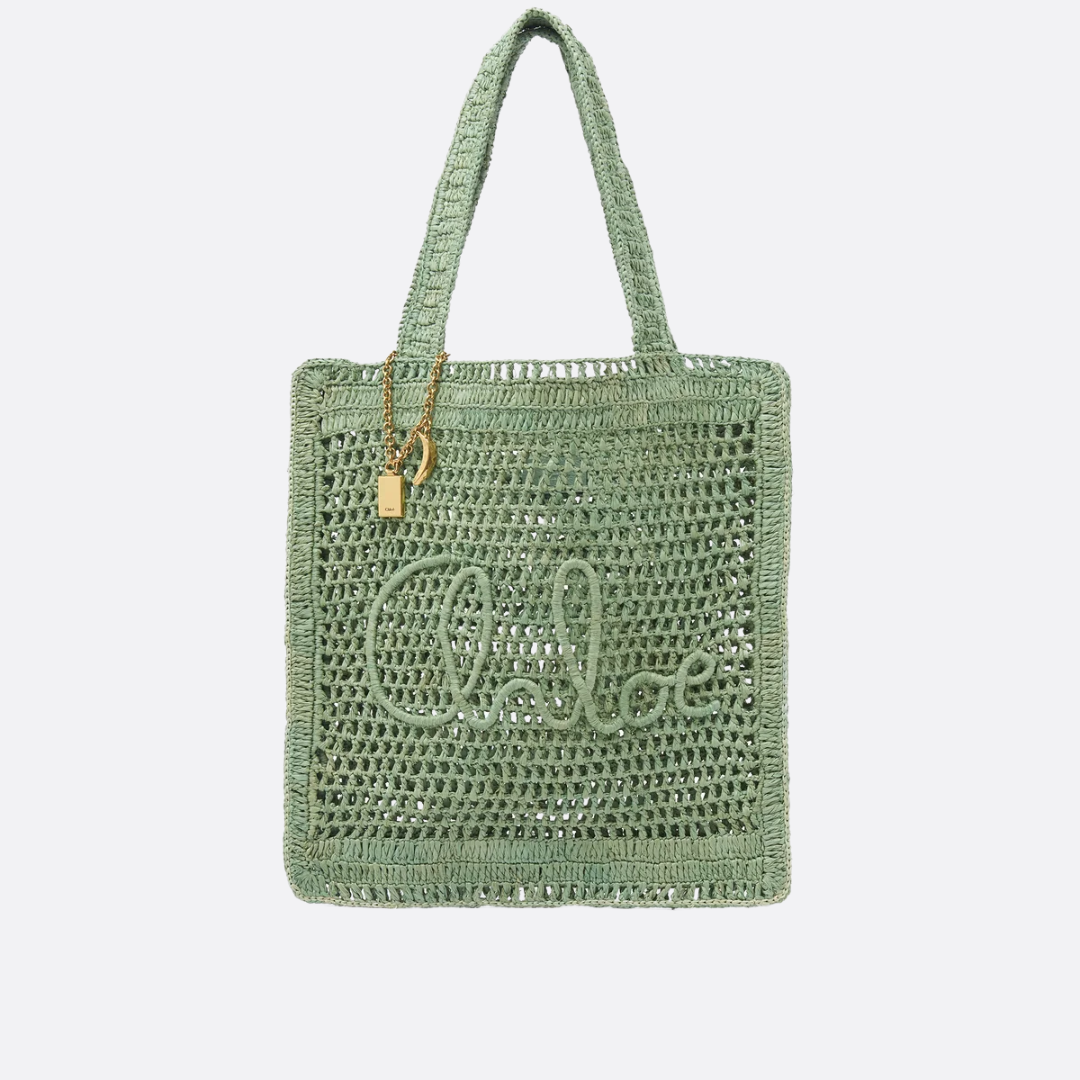 CLÉ Summer Banana Bag Made Of Raffia