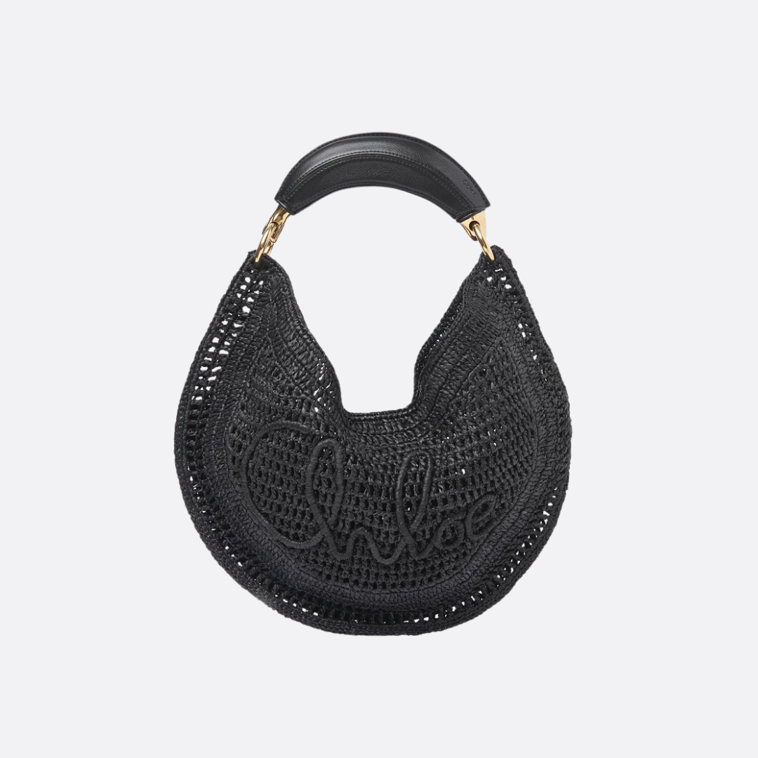 CLÉ Summer Raffia Banana Bag