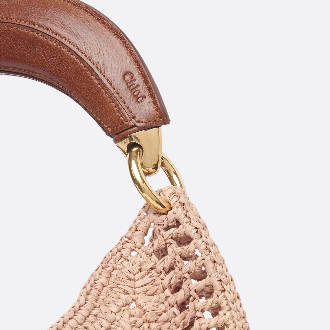 CLÉ Summer Raffia Banana Bag