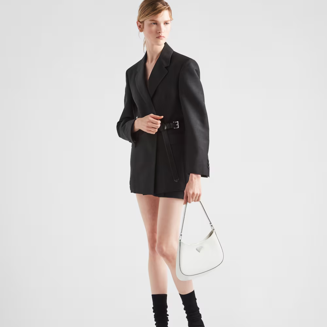 PRD Cleo Shoulder Bag In Brushed Leather