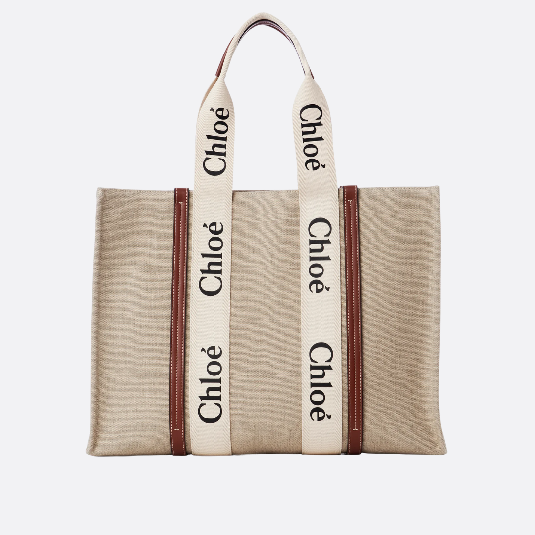 CLÉ Woody Tote Bag Made Of Linen