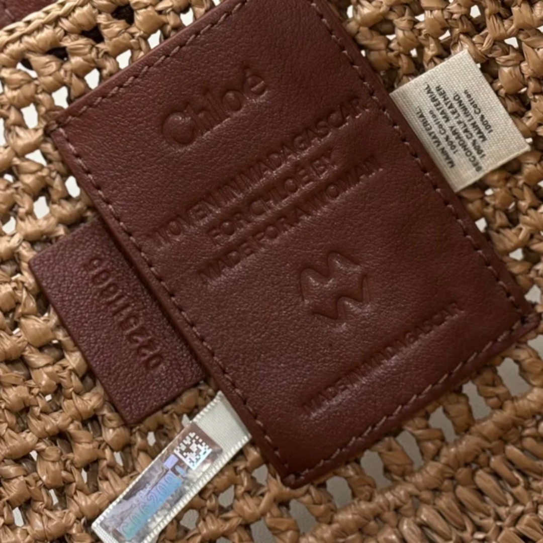 CLÉ Summer Raffia Banana Bag