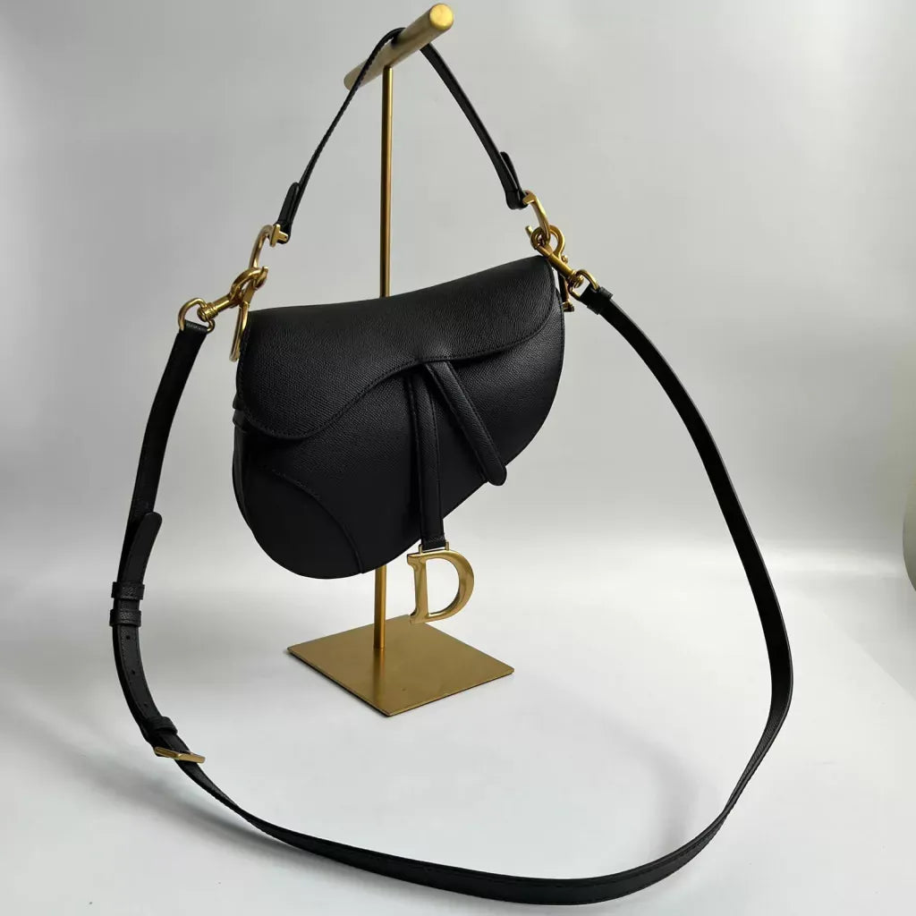 DR Large Soft Saddle Handbag With Strap