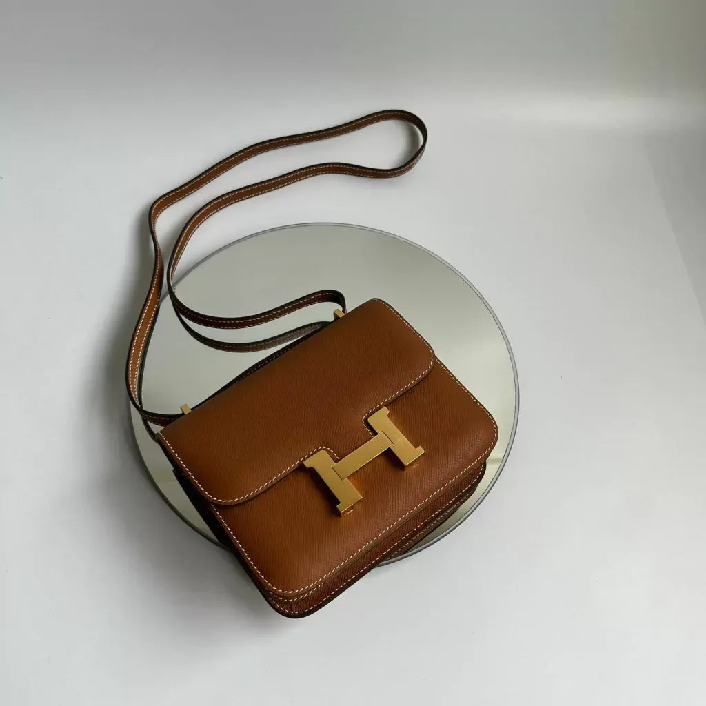 HMÈ Constance 18 Handbag Made Of Epsom Calf-skin Leather