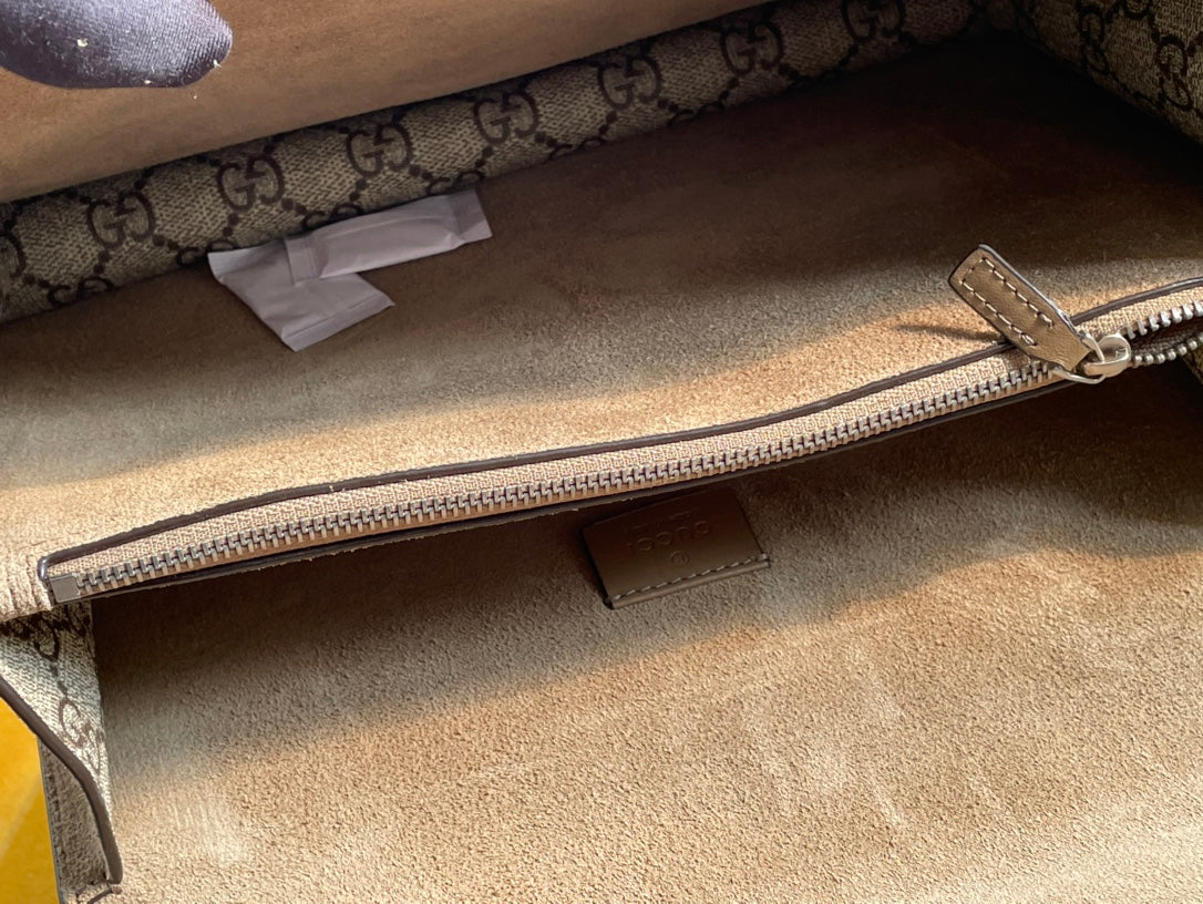 GC Dionysus Small GG Supreme Canvas Shoulder Bag