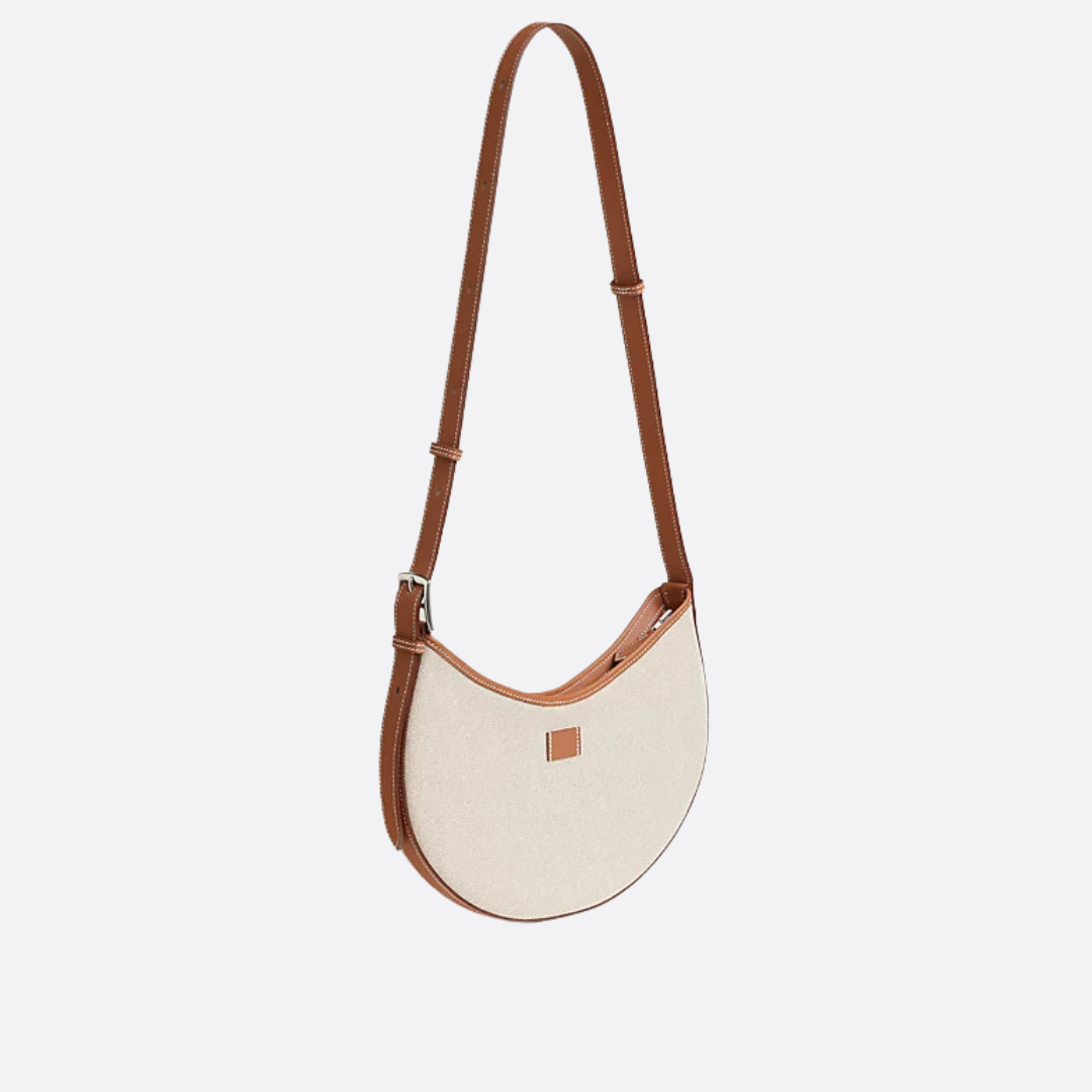 Small Saddle Bag Made Of Fabric And Leather From HMÈ