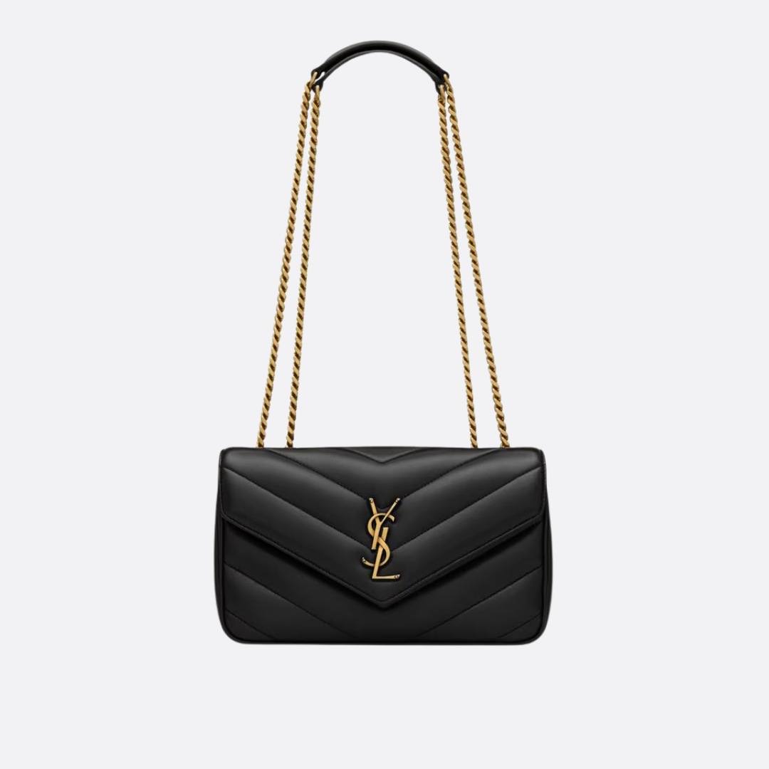 Black Quilted Chain Bag and Heeled Sandals Set, image 9