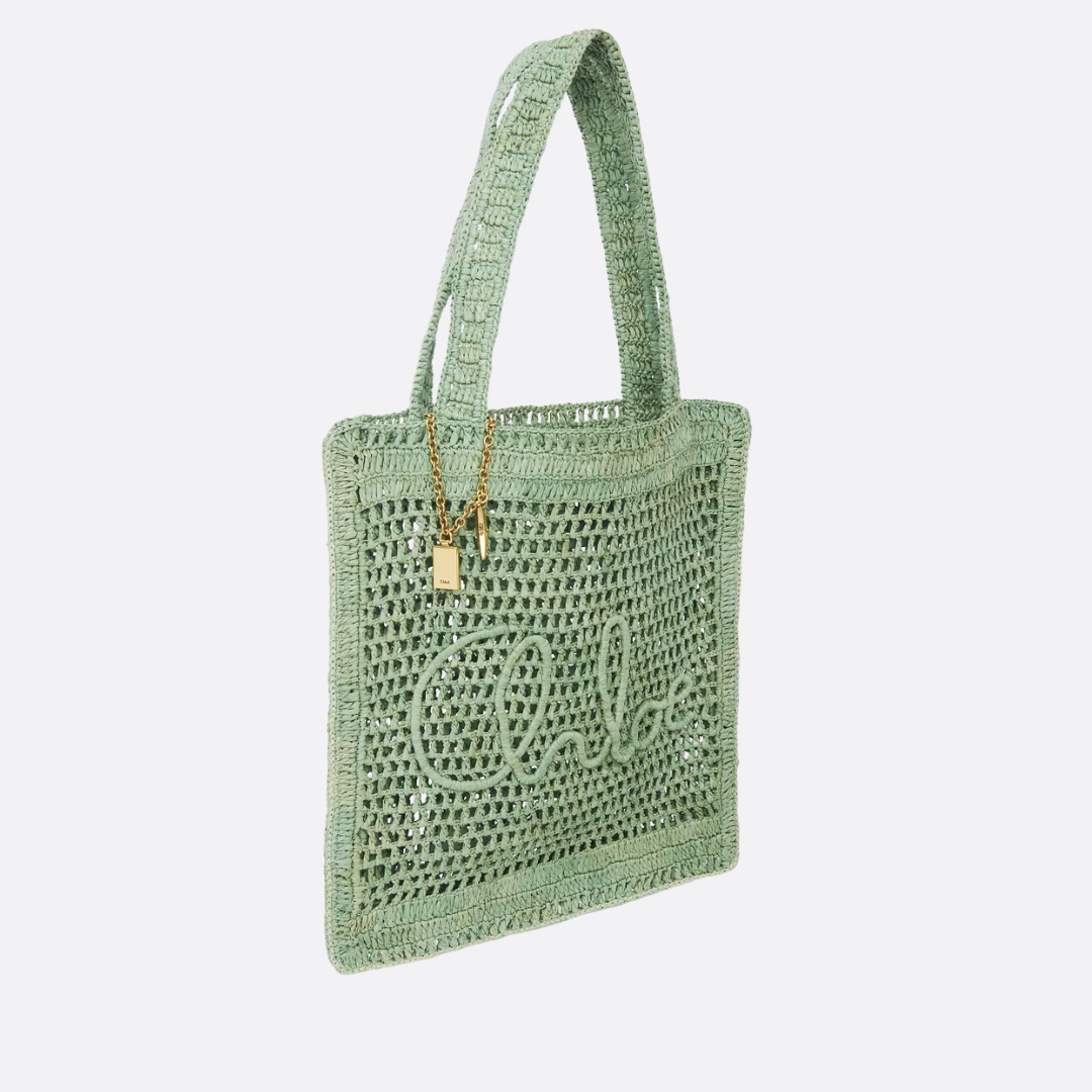 CLÉ Summer Banana Bag Made Of Raffia
