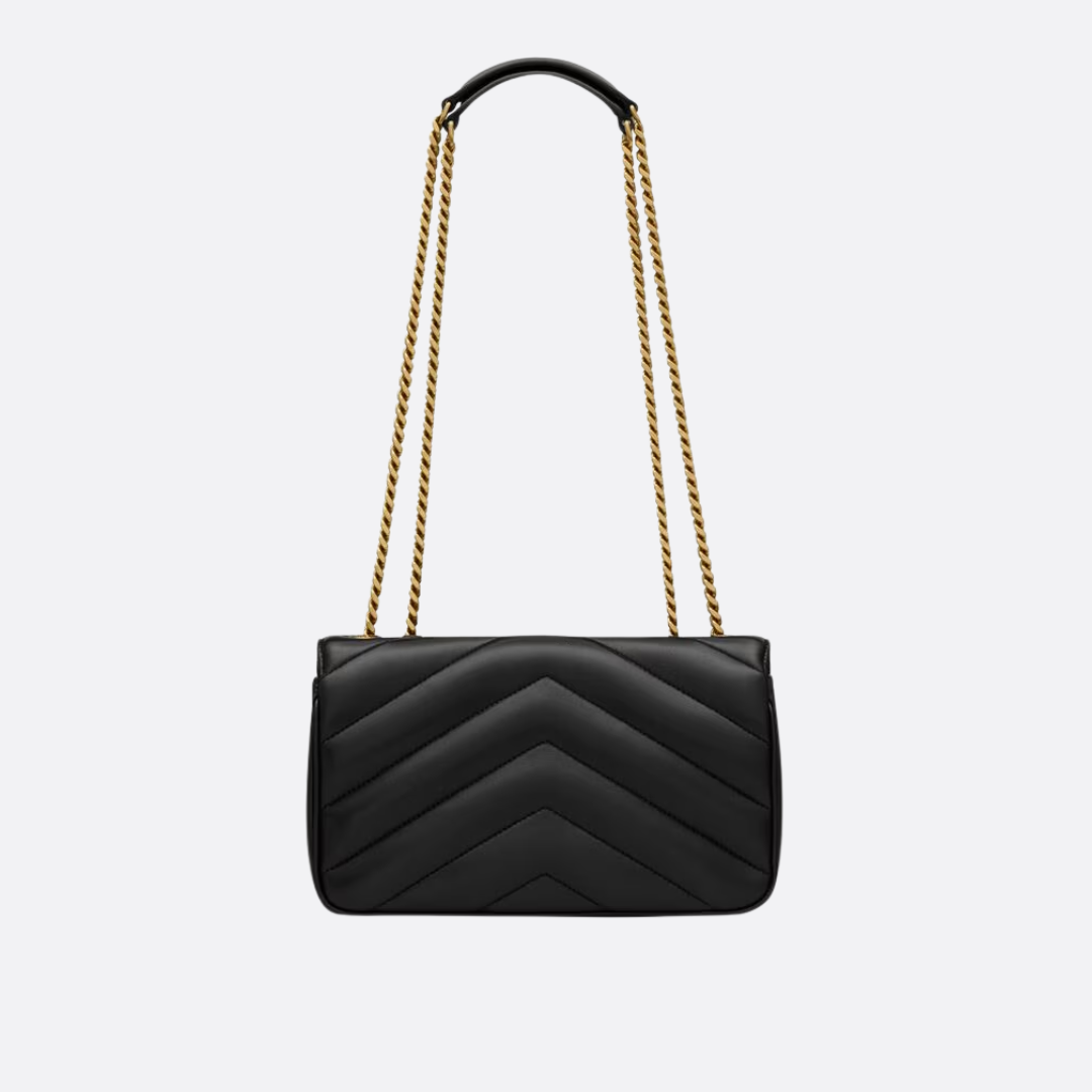 Black Quilted Chain Bag and Heeled Sandals Set, image 4