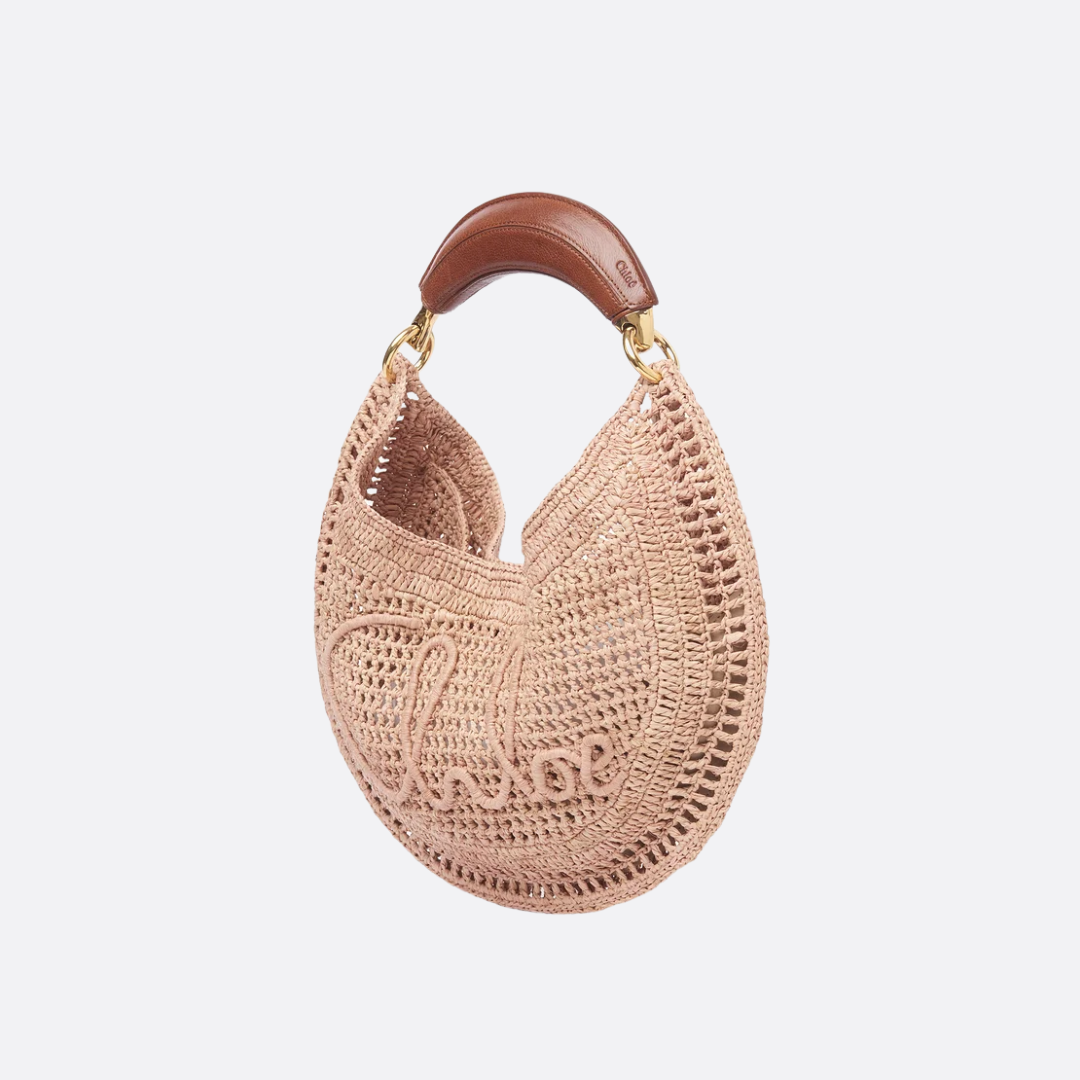CLÉ Summer Raffia Banana Bag