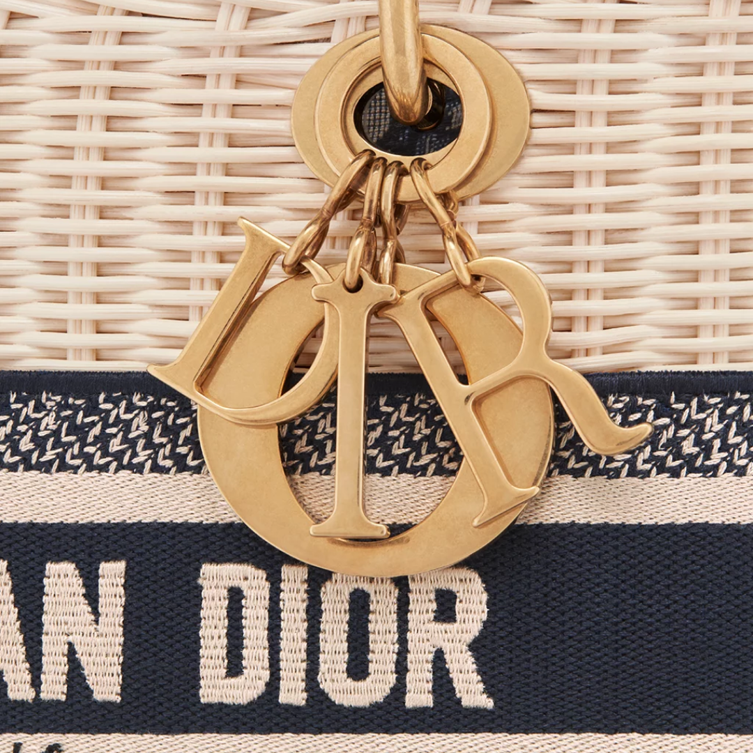 DR Lady Dior Handbag Made Of Rattan