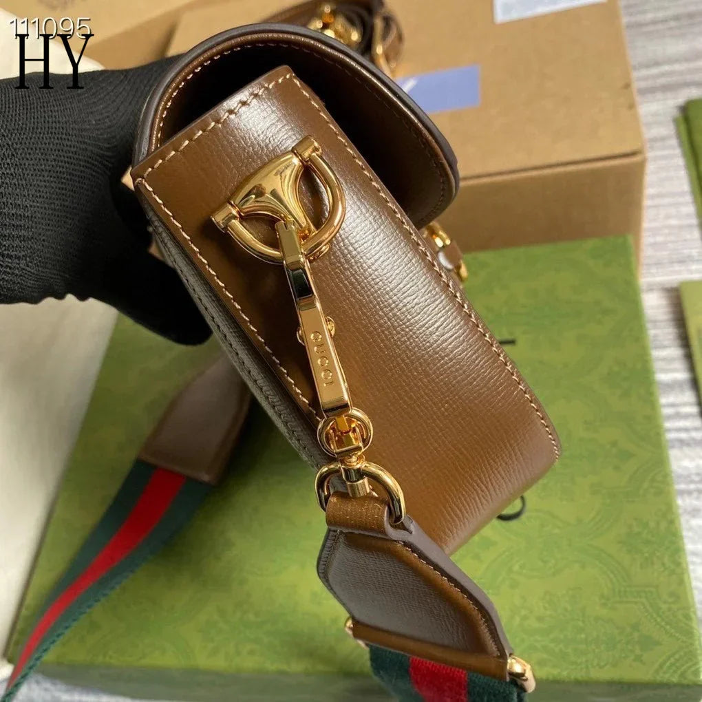 Saddle Crossbody Bag in Beige Coated Canvas with Brown Trim, image 5