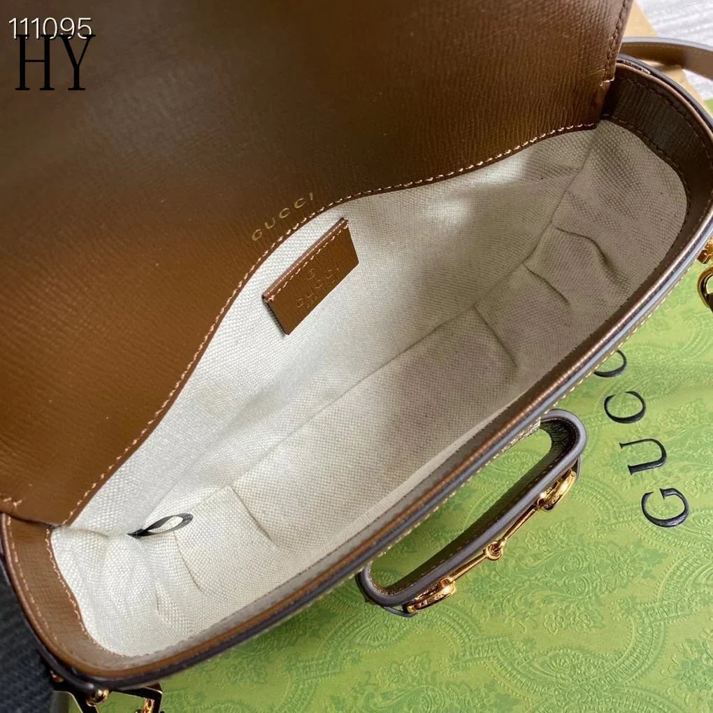 Saddle Crossbody Bag in Beige Coated Canvas with Brown Trim, image 7