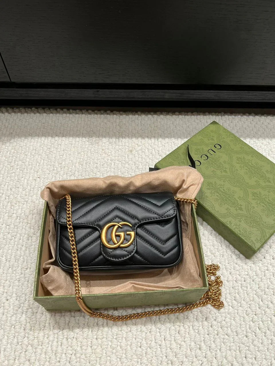 GC Marmont Mini Bag Black