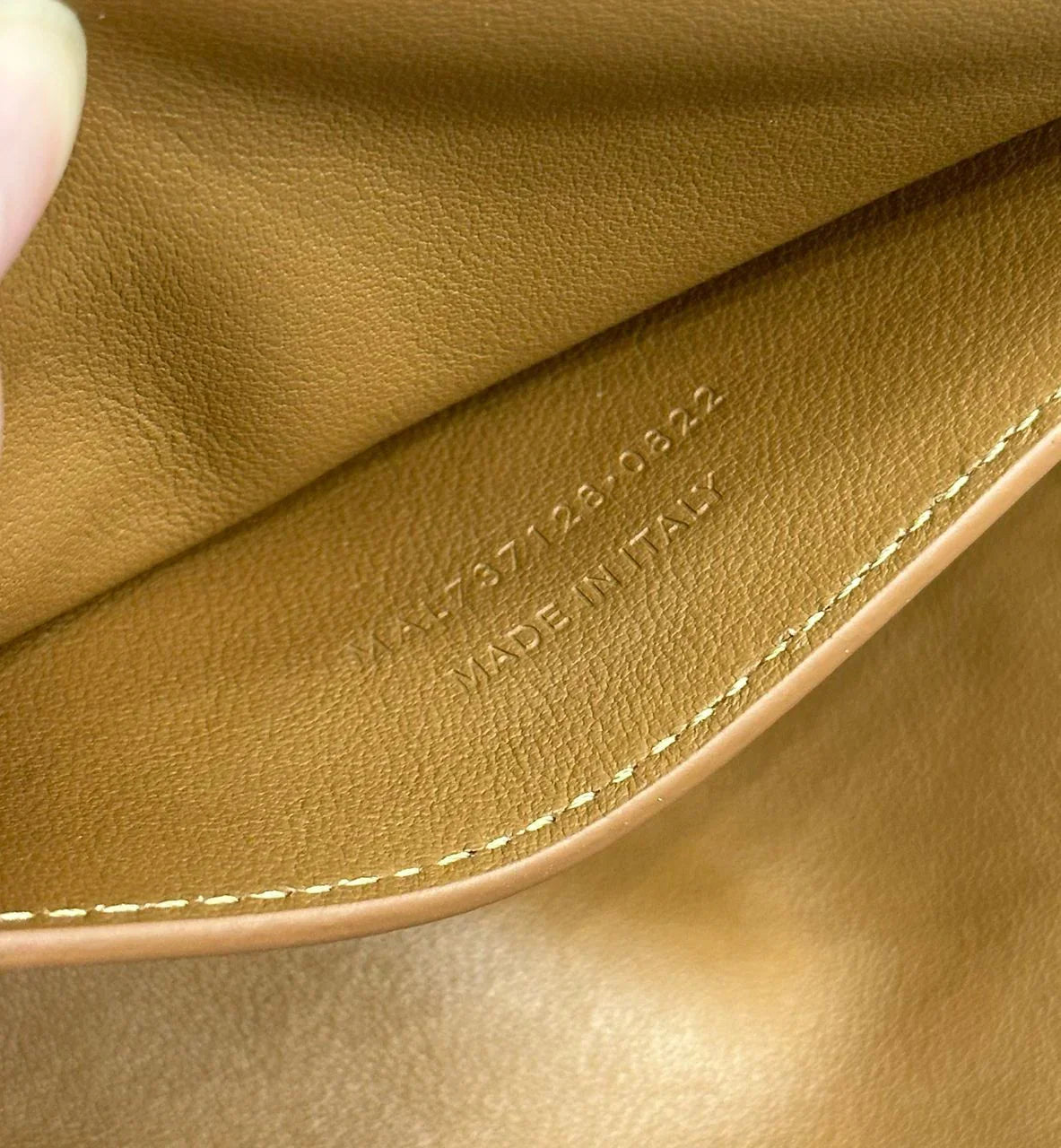 Flap Shoulder Bag in Tan Suede with Gold Chain and Tassel, image 8