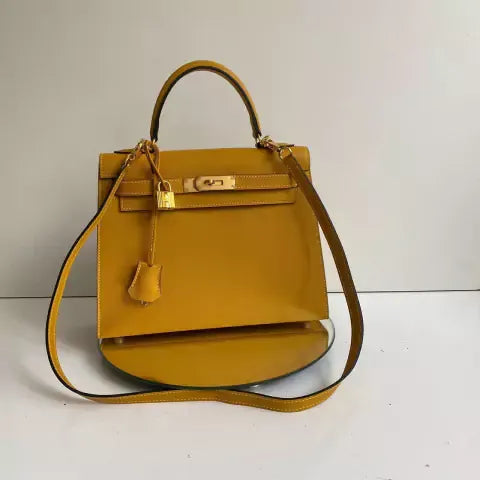 HMÈ Birkin 25 Hss Bag In Chalk / Dove Grey Togo Leather